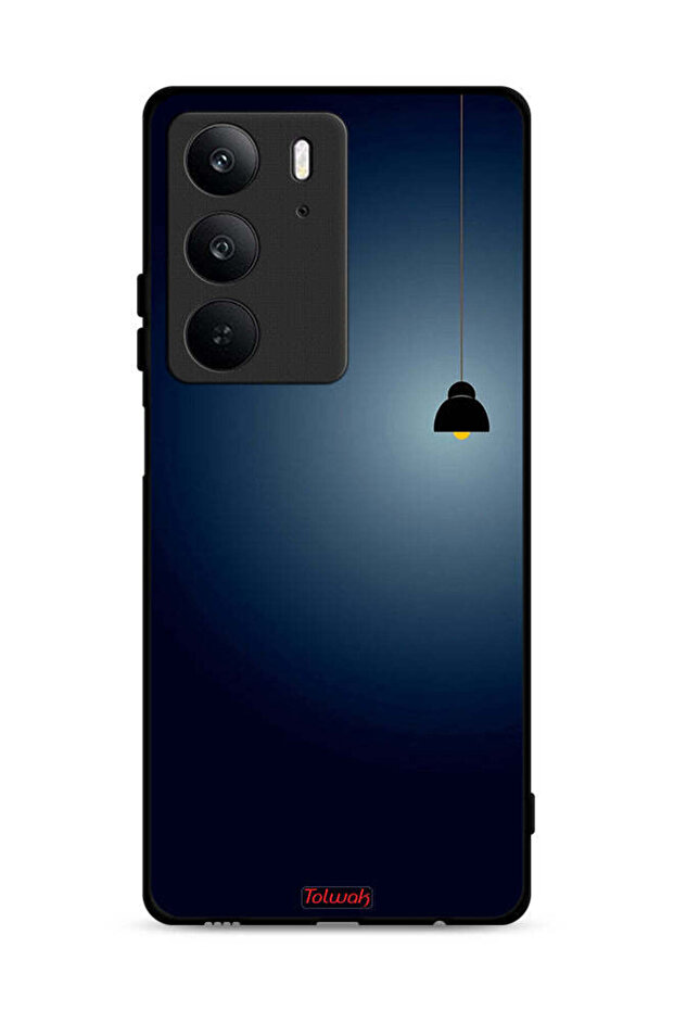 غطاء حماية لهاتف Realme C75 4G مع إضاءة فنية معلقة