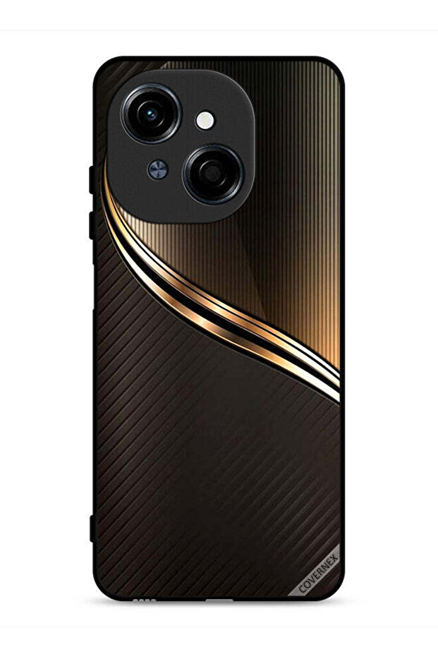 غطاء حماية لهاتف Tecno Spark Go 1 4G بنمط فولاذي