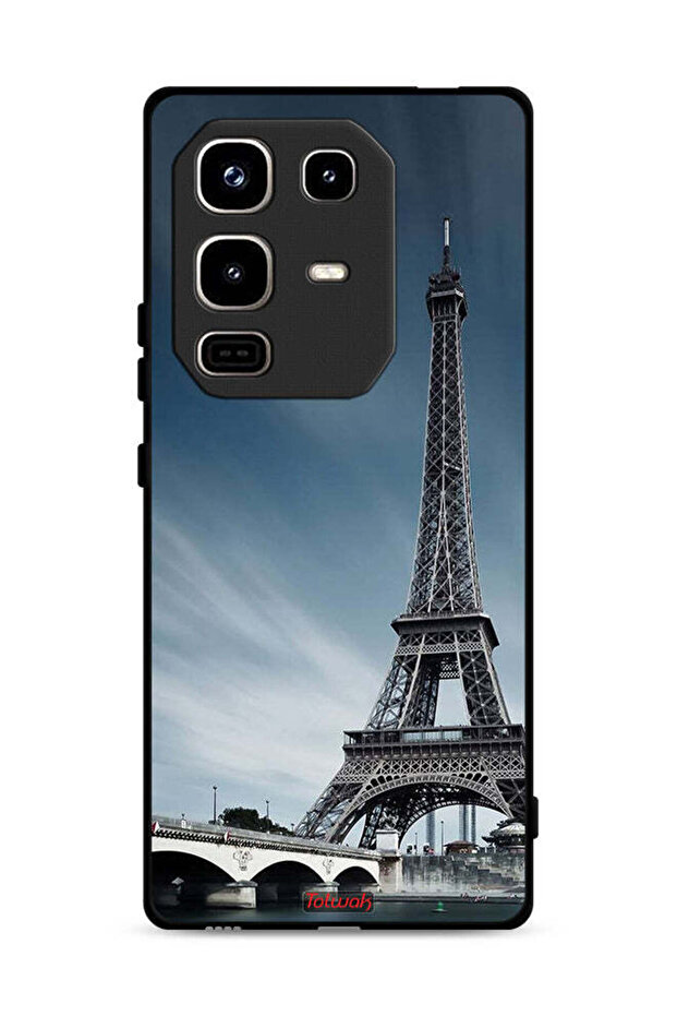 غطاء حماية لهاتف Infinix Note 50 Pro 4G بتصميم برج إيفل