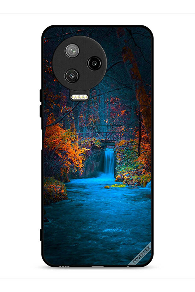 غطاء حماية لهاتف Infinix Note 12 Pro 4G بتصميم شلال