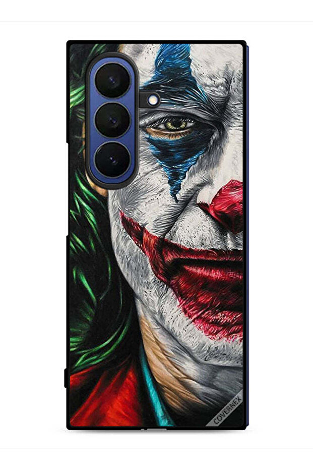غطاء حماية لهاتف Samsung Galaxy Z Fold7 بتصميم نصف وجه خطير