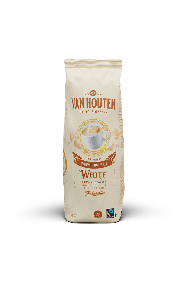 Ciocolată albă 100%, măcinată - 1000g