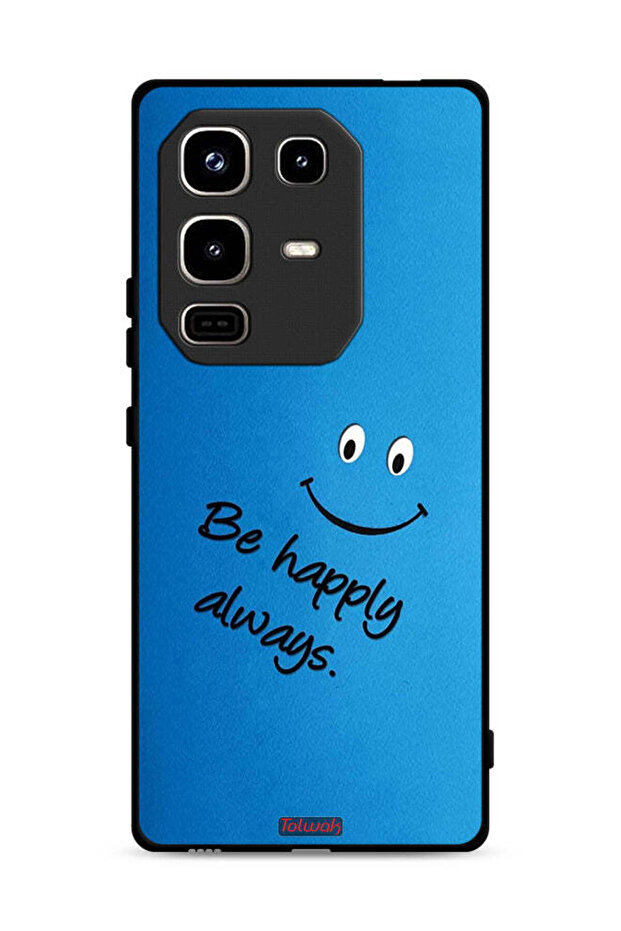 غطاء حماية لهاتف Infinix Note 50 Pro 4G كن سعيدًا دائمًا