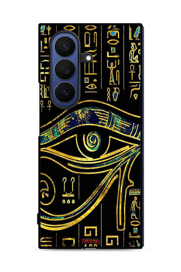 غطاء حماية لهاتف Samsung Galaxy Z Fold7 بتصميم عين فنية