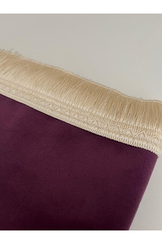 İsimli Seccade Mor Kadife - 4