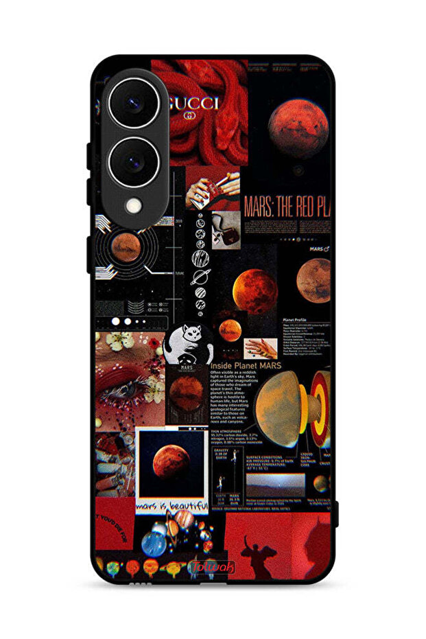 غطاء حماية لهاتف Samsung Galaxy S25 Edge بتصميم Mars Art
