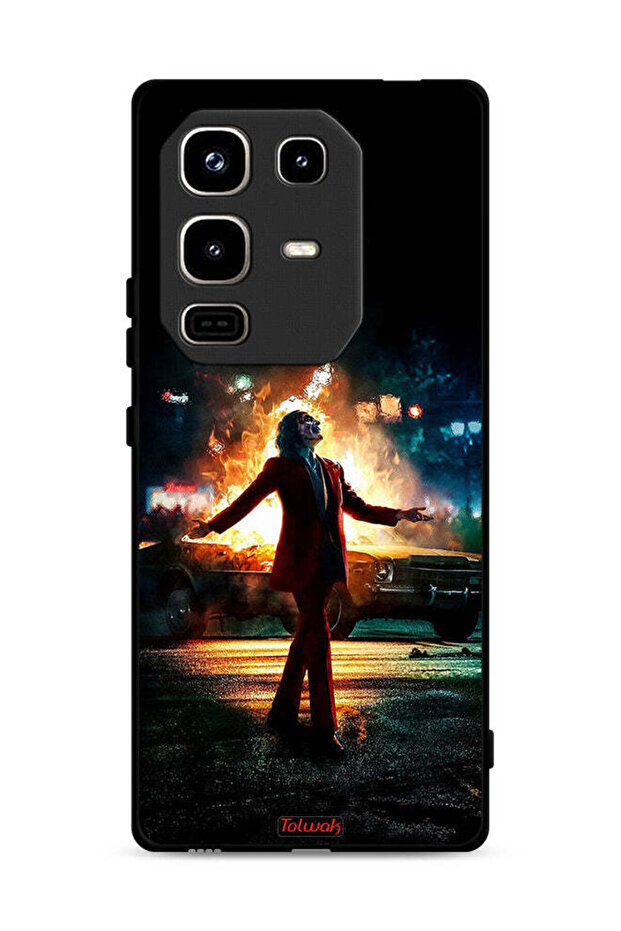 غطاء حماية لهاتف Infinix Note 50 Pro 4G بنمط Joker Happy Mode