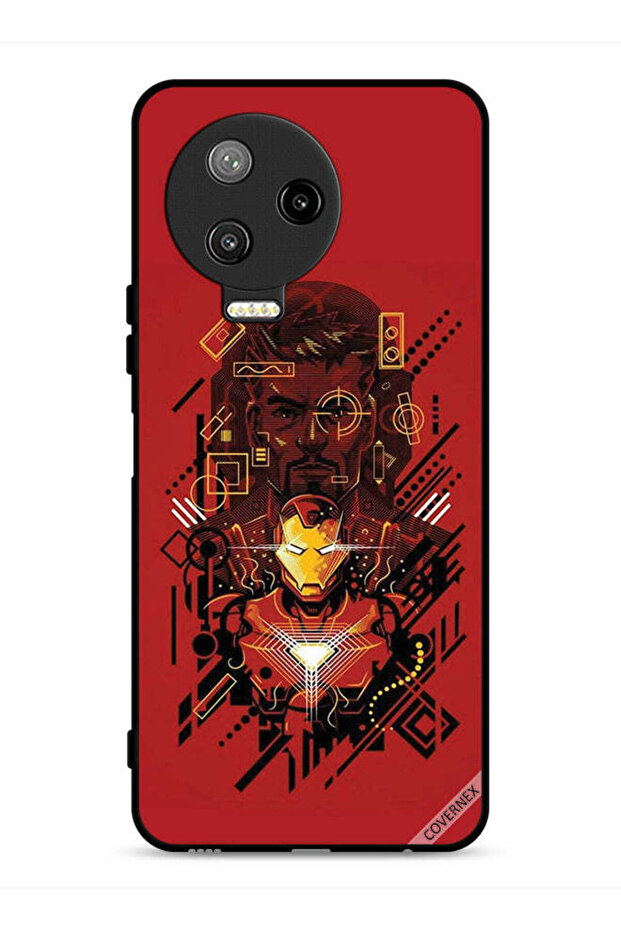 غطاء حماية لهاتف Infinix Note 12 Pro 4G برسومات الرجل الحديدي