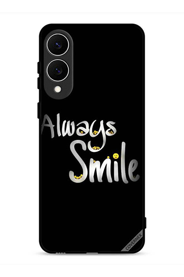 غطاء حماية لهاتف Samsung Galaxy S25 Edge، ابتسم دائمًا