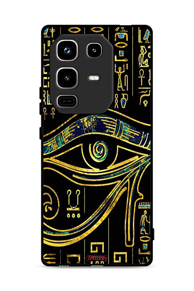غطاء حماية لهاتف Infinix Note 50 Pro 4G بتصميم عين فنية