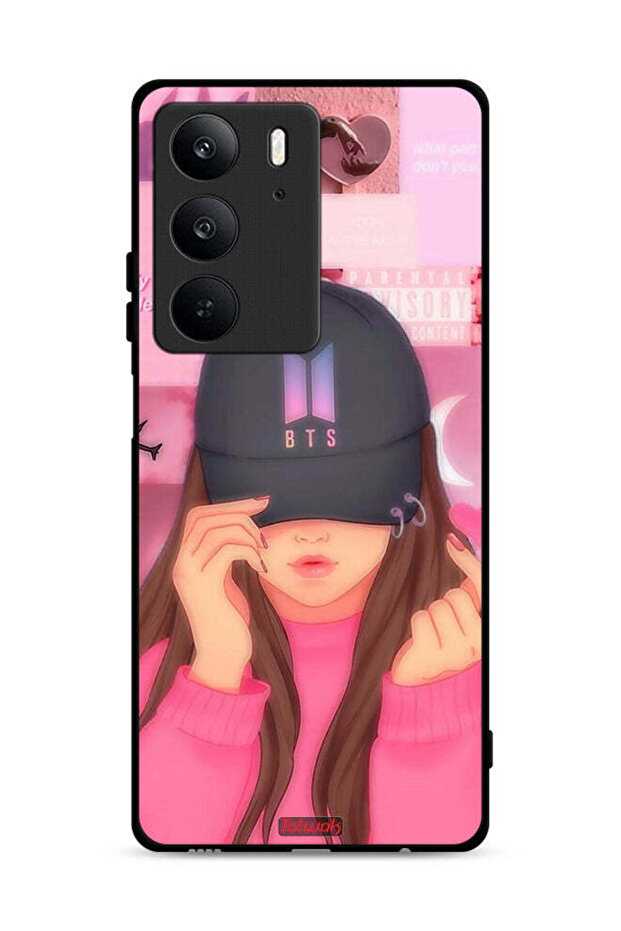 غطاء حماية لهاتف Realme C75 4G بطبعة فتاة سناب