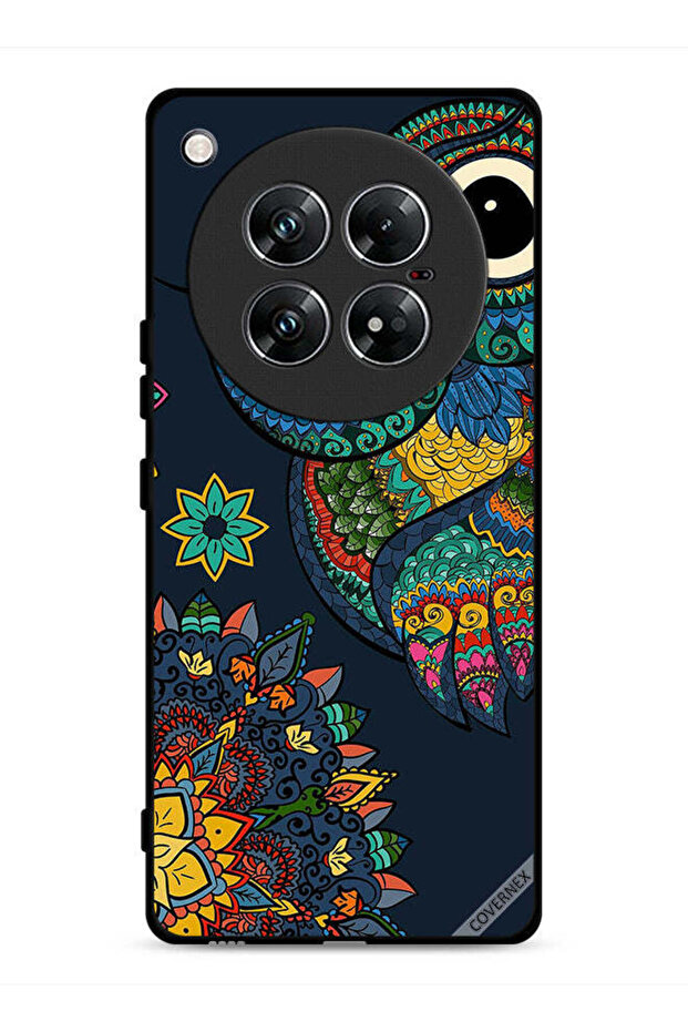 غطاء حماية لهاتف Infinix Zero 40 بتصميم بومة زهرية