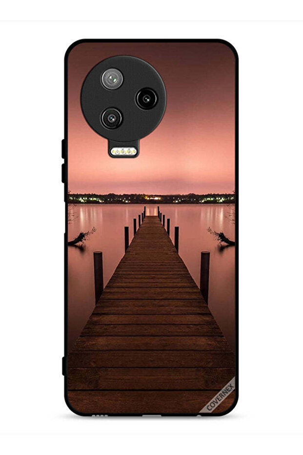غطاء حماية لهاتف Infinix Note 12 Pro 4G بتصميم Pathway To Sea Evening