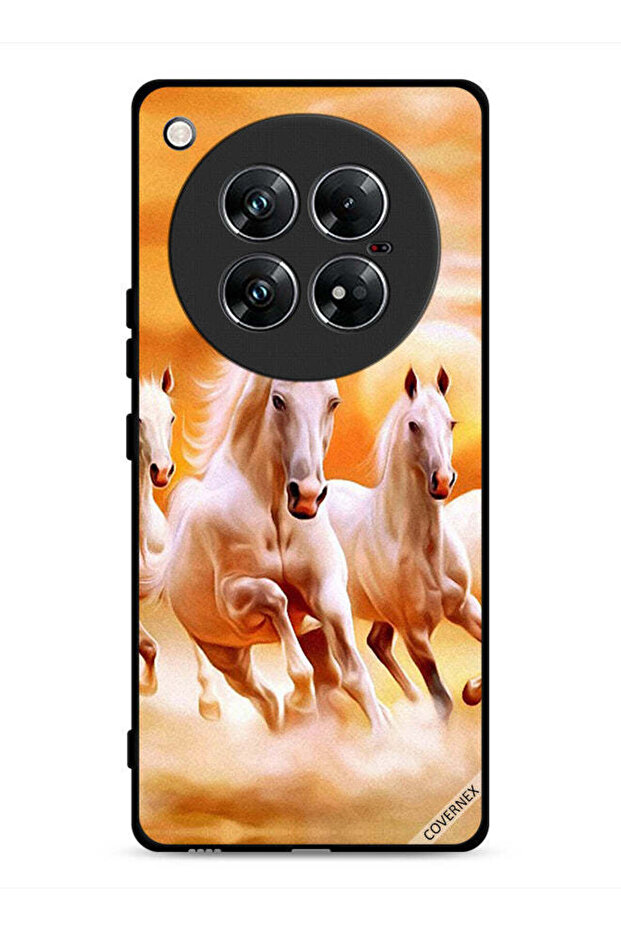 غطاء حماية لهاتف Infinix Zero 40 بتصميم خيول تركض
