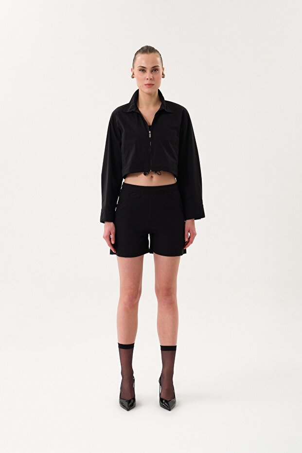 Elastično Tkano Ženske šortseve - 3