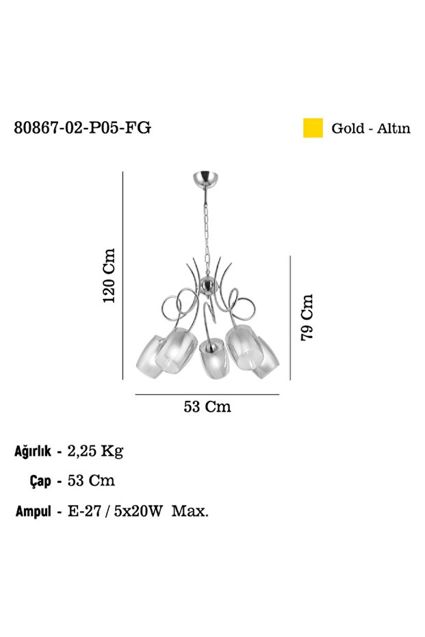 BERRE 5 LI AVIZE 5XE27 - 2