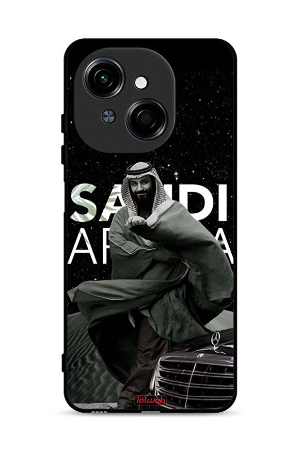 غطاء حماية لهاتف تكنو سبارك جو 1 إس 4G ولي العهد الأمير محمد بن سلمان