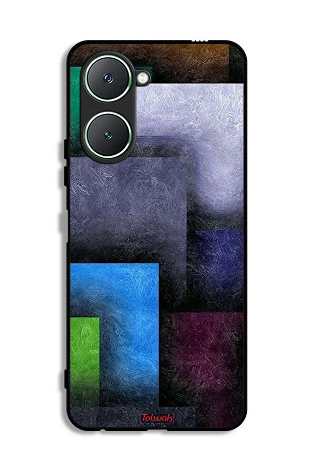 غطاء حماية بنمط نمطي لهاتف Vivo Y18i 4G