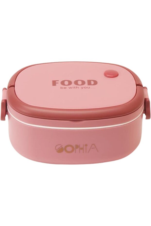 Kids Bento Lunch Box, 900ml Leakproof 2-Compartment Food Grade PP, BPA-Free, Clip Lock Plasti