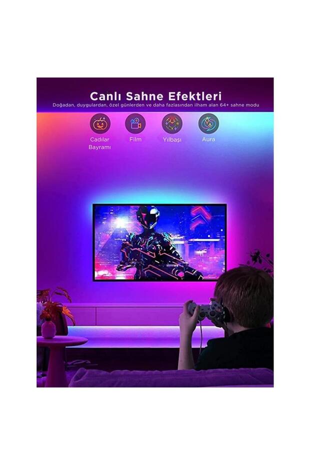 RGBIC Basic Wifi+ BT LED Şerit (10 Metre) - 3