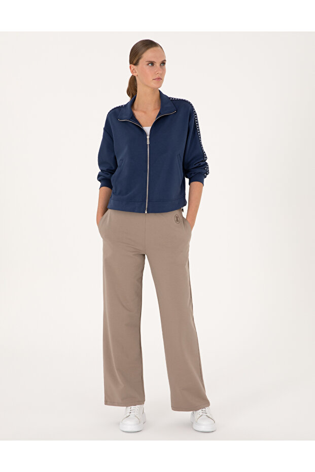 Lacivert Regular Fit Örme Hırka 50309115-VR033 - 4
