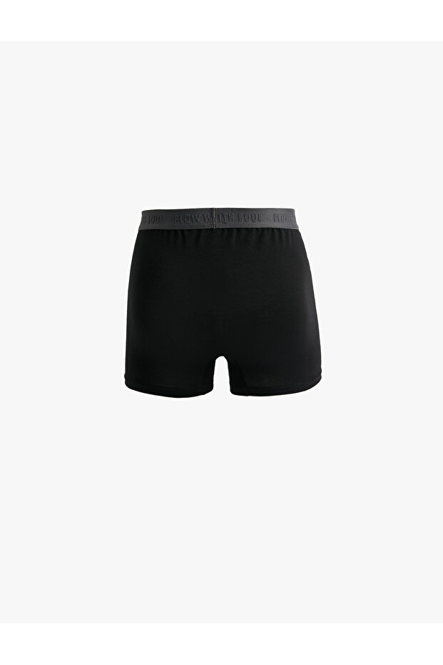 Regular Fit Basic Pamuklu 3'lü Boxer Seti - 3