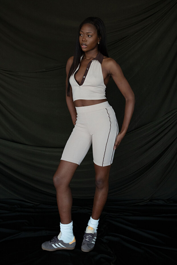 Nude Backless Top - 2