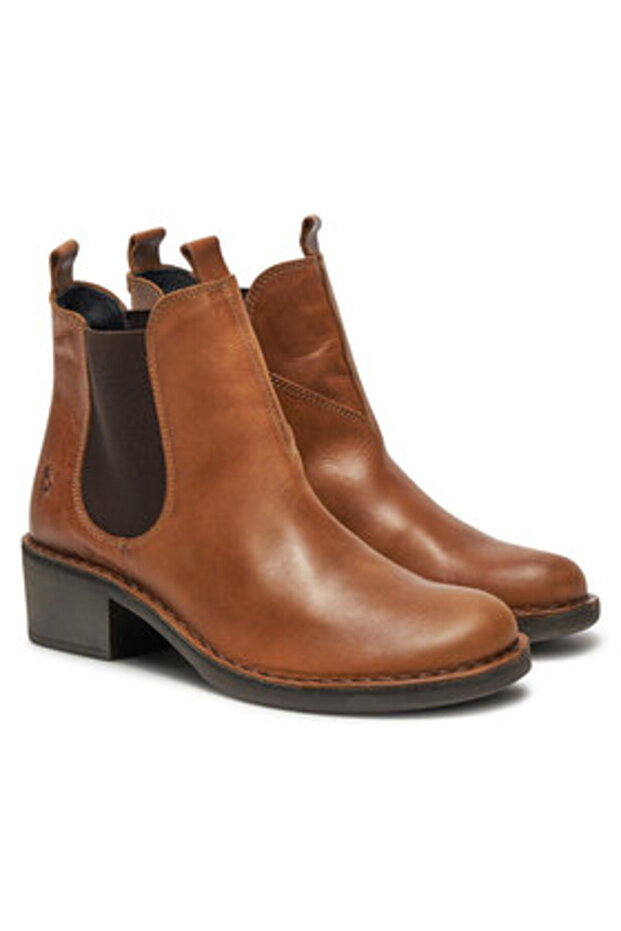 fly london women's ankle boots MEME030FLY brown - 3