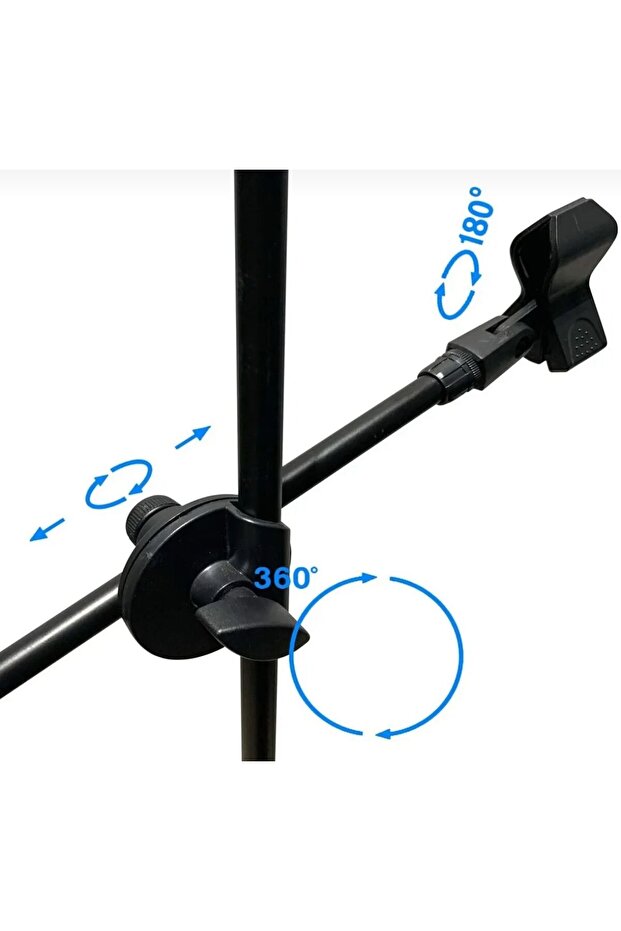 LE-103SP Mikrofon Stant Tablet Tutucu Katlanabilir Açısı Ayarlanabilir - 6