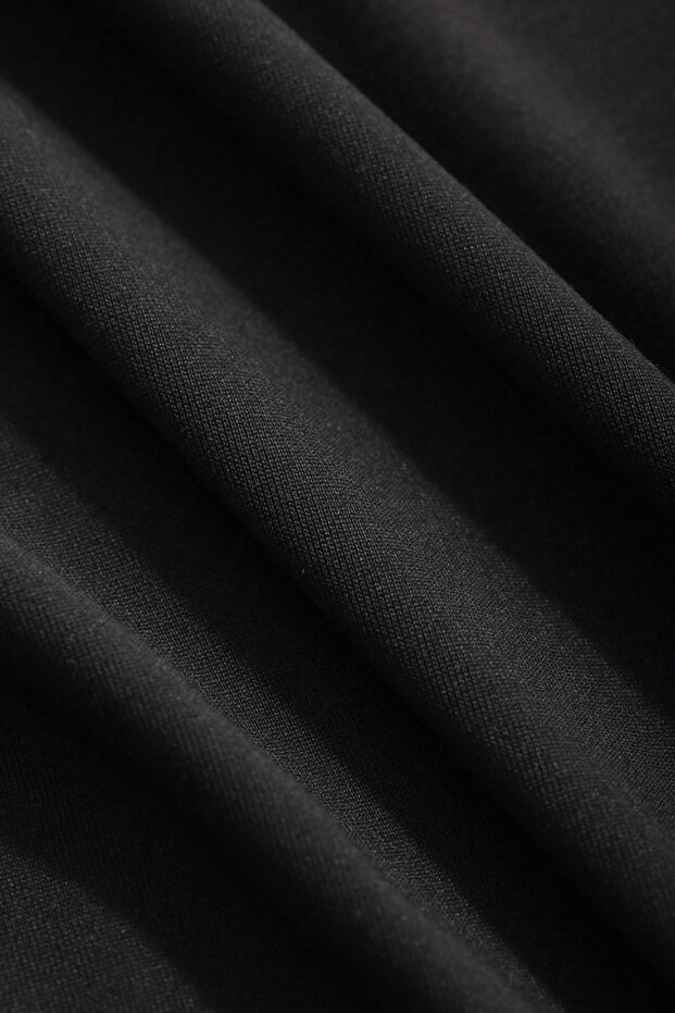 Ανδρικό μαύρο μακρυμάνικο μπλουζάκι Basic - 5