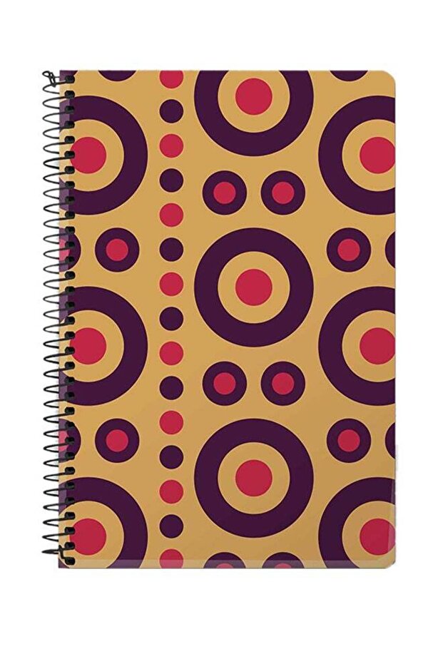 Bull'S Eye A5 Spiral Notebook Multicolour
