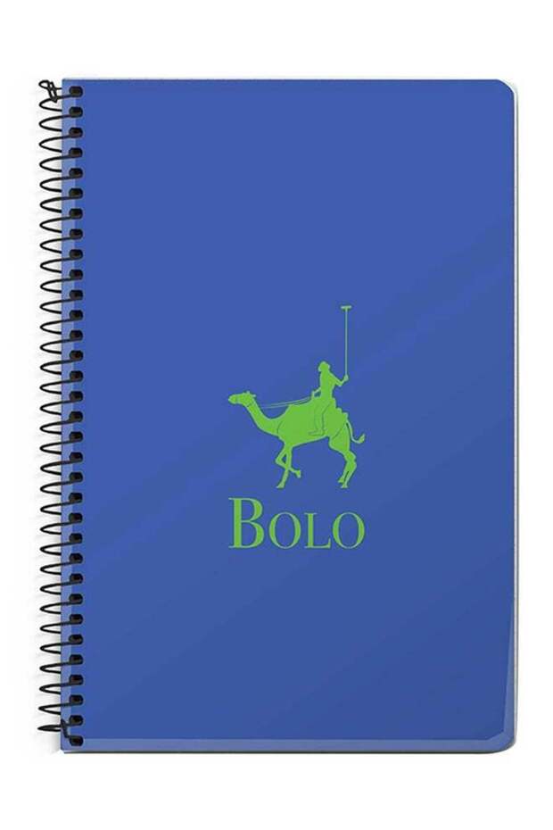 Bolo Blue A5 Spiral Notebook Blue/Green
