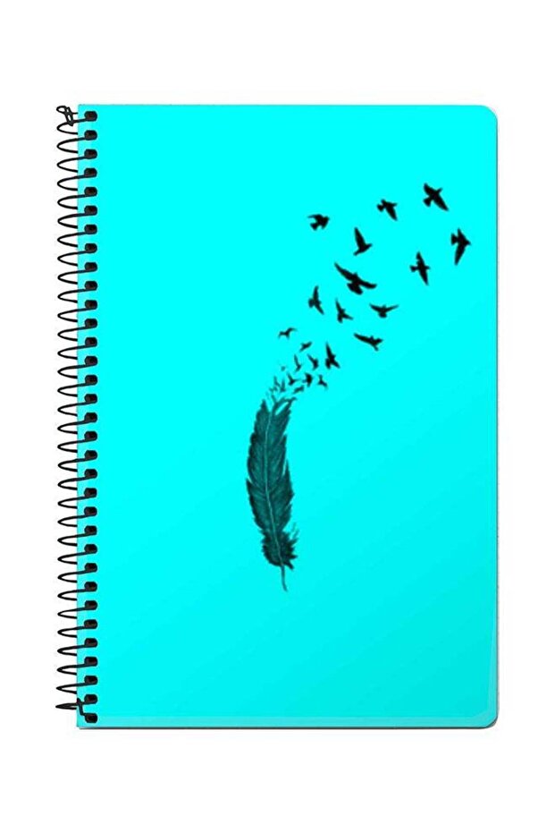 Birds Of A Feather A5 Spiral Notebook Blue