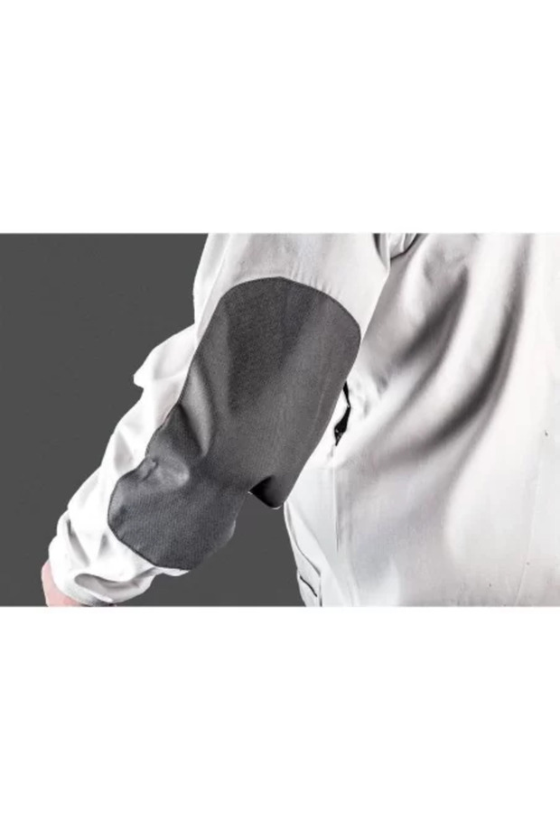 Work Jacket, White, HD Model, Size M/50, - 5