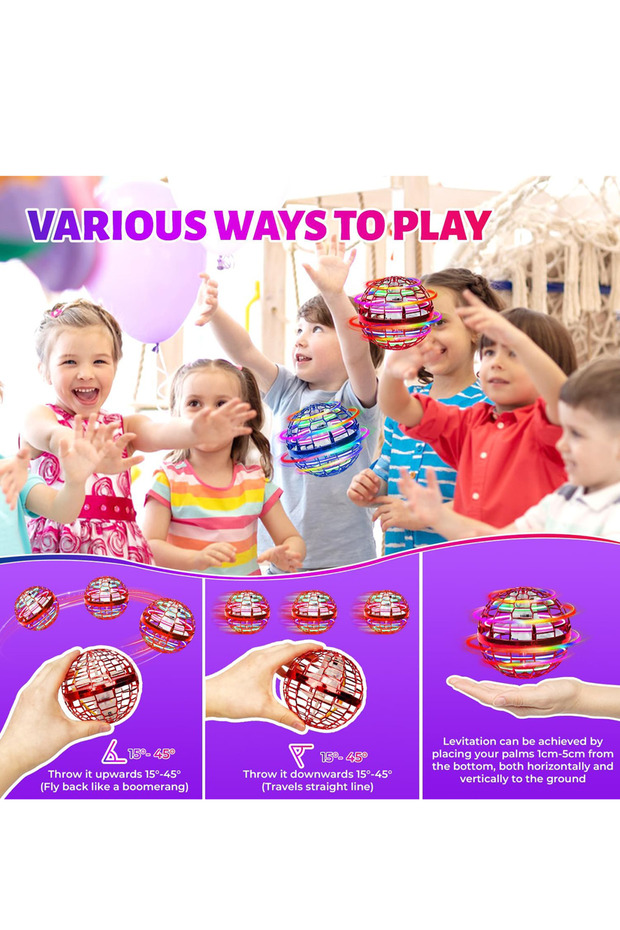 Mesmerizing LED Light Show – Bright multi-color lights create a magical visual effect during flight. - 2