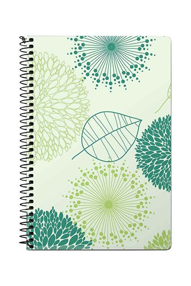 Single Leaf A5 Spiral Notebook Multicolour - 1