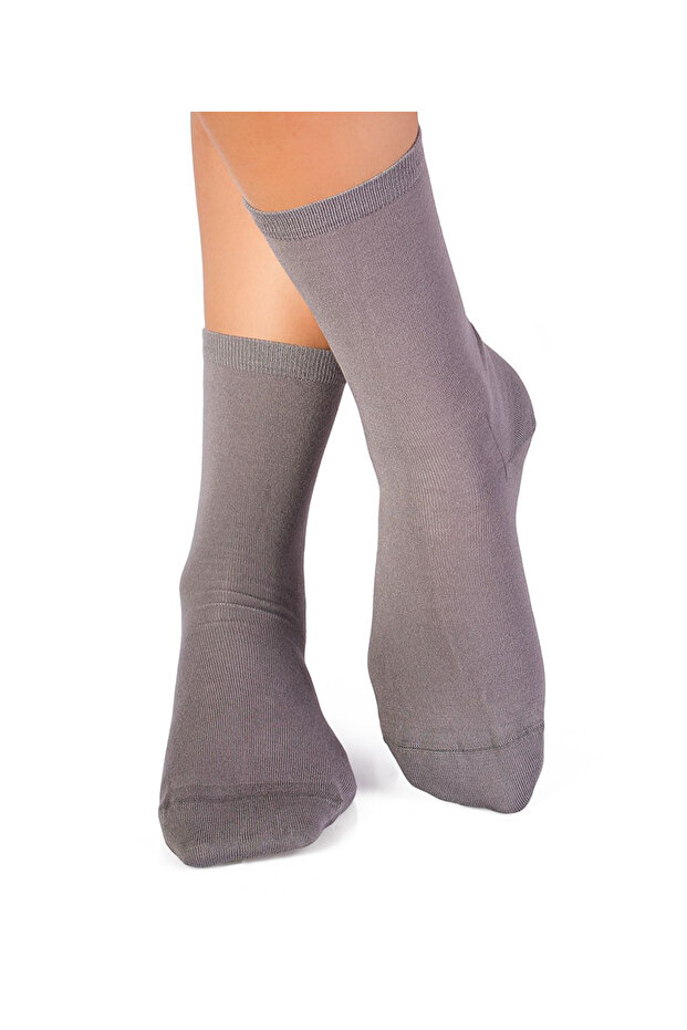 Чорапи от сиви бамбук BASIC - 1