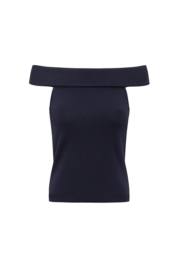 Straplez Yaka Bluz - 2