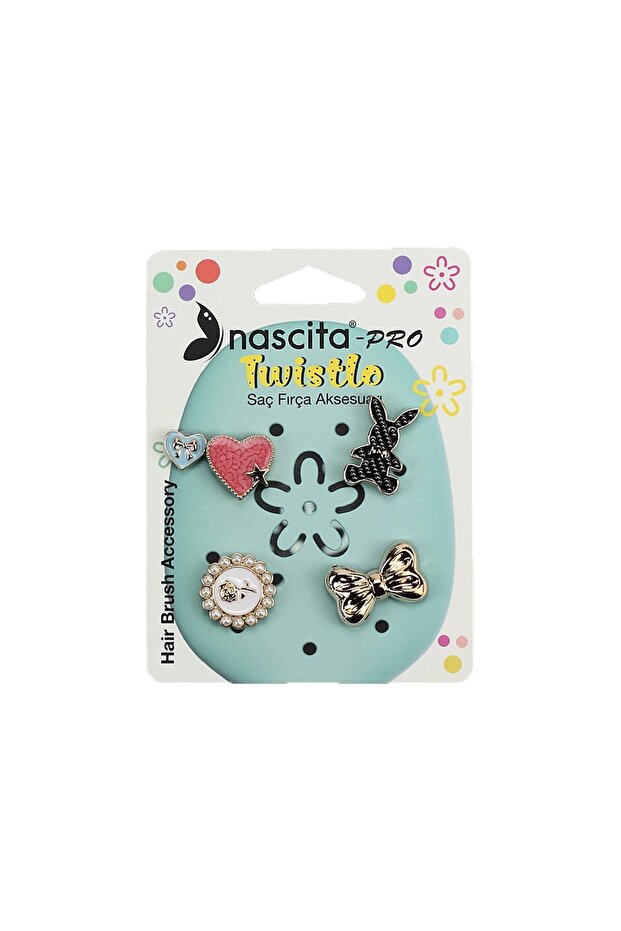 4-Piece Twistlo Hair Brush Accessory - 07