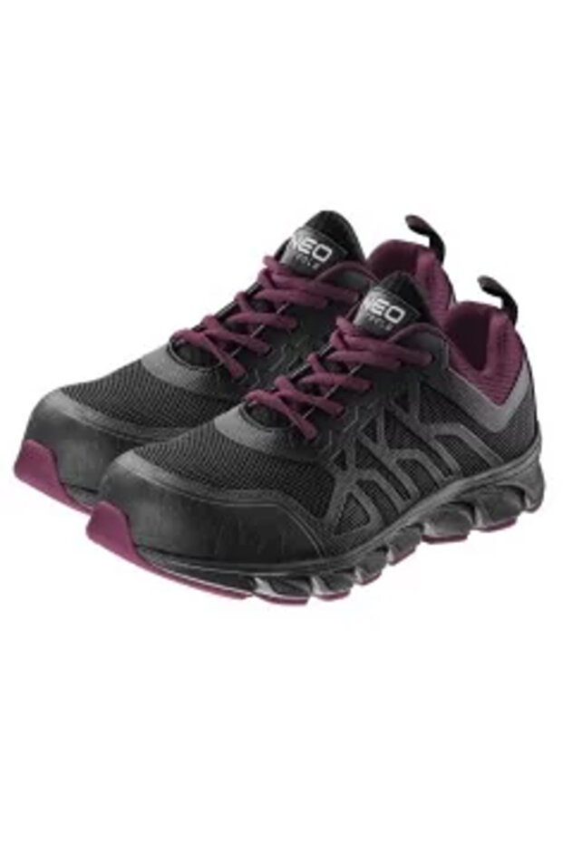 Work Shoes, S1, SRC, Composite Toe, Size 43, - 6