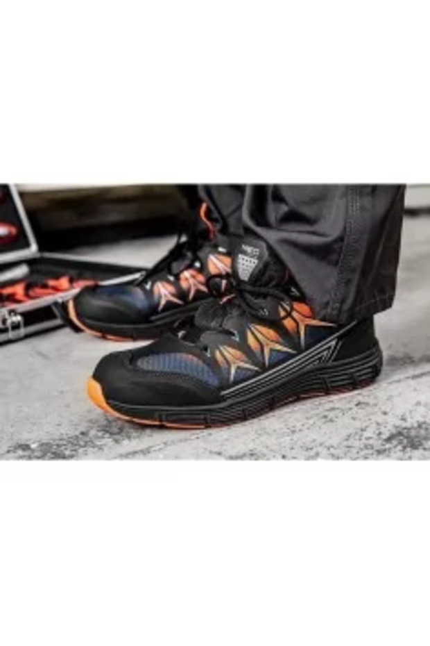 Work Shoes, S1, SRC, Composite Toe Cap, Size 41, - 8