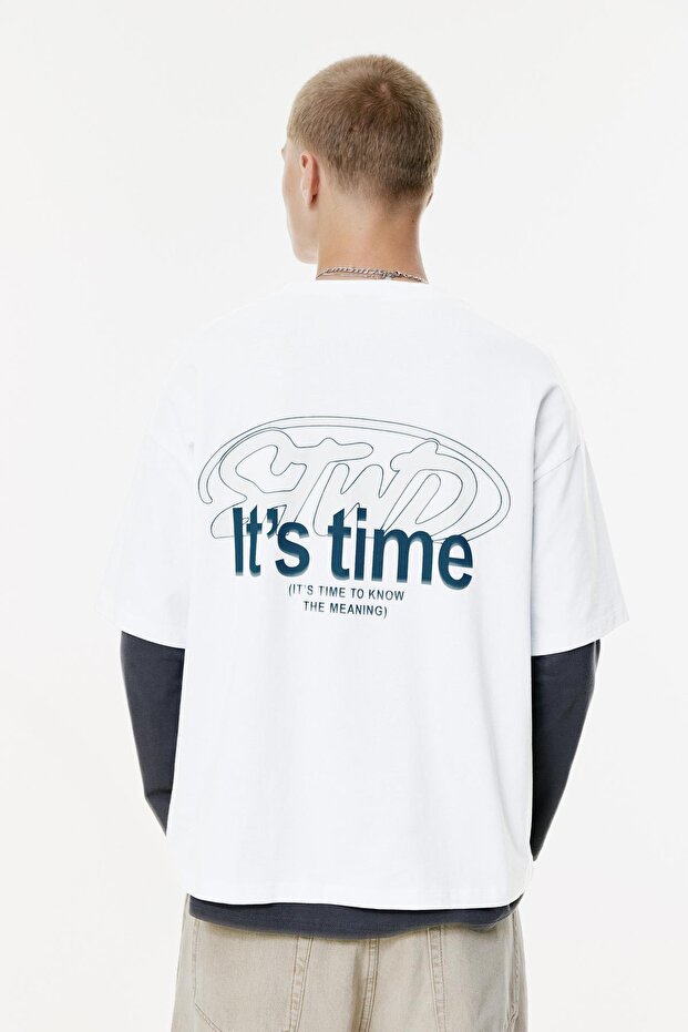 STWD işlemeli t-shirt - 5