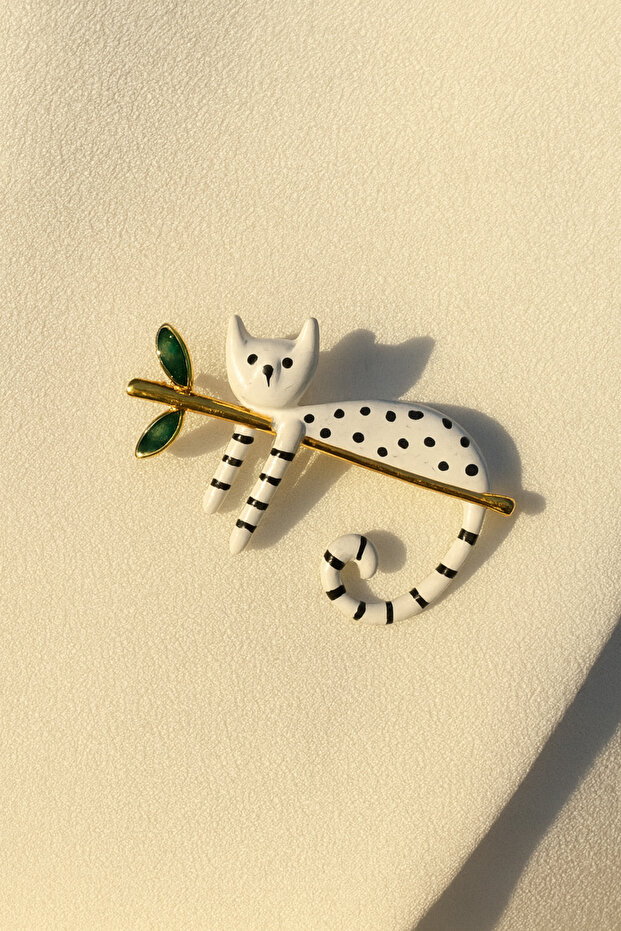 Sevimli Kedi Broş - 1