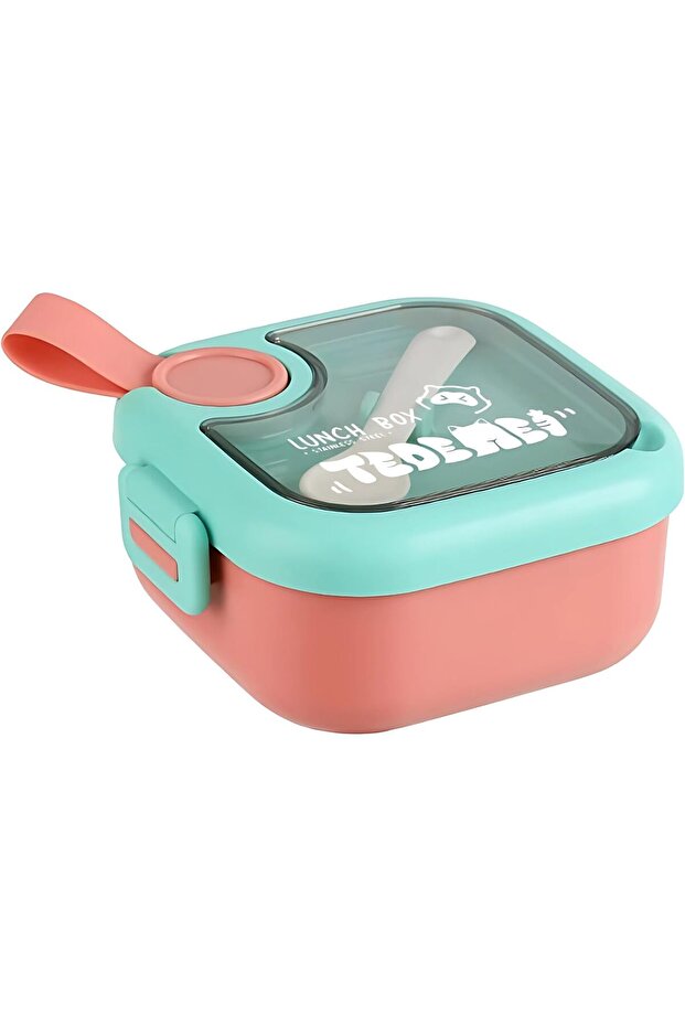 Lunchmate Kids Cereal Lunch Box with Stainless Steel Bowl, Spoon and Plastic Scissors - Doubl