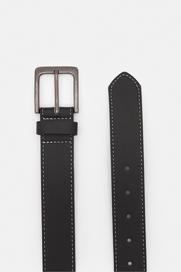 Kontrast dikişli kemer - 2