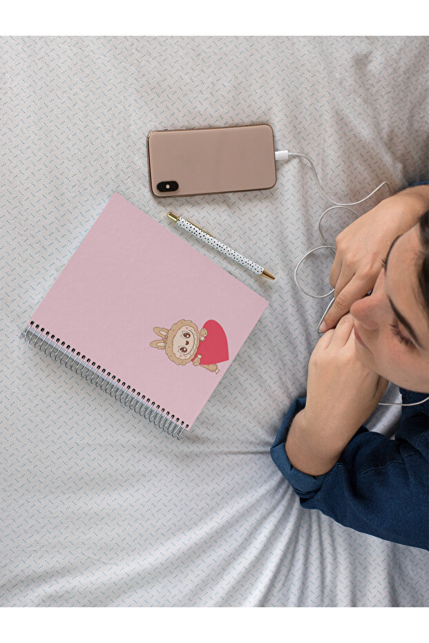 Labubu A5 Lined School Notebook - 1