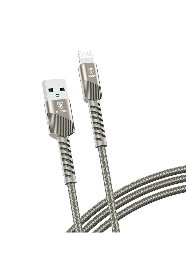 كابل USB-Lightning Fabric بطول 2 متر - 1