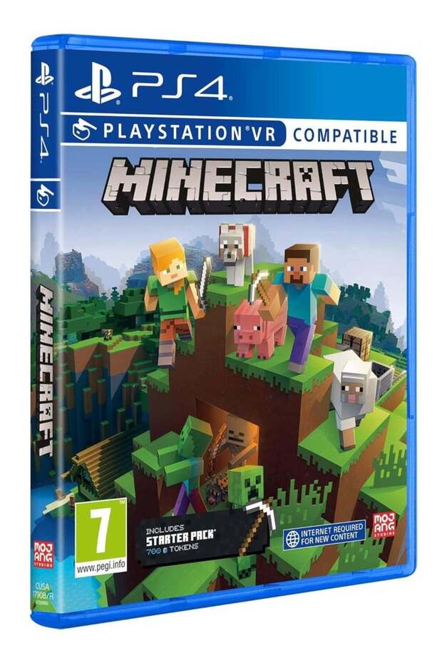 مجموعة ماين كرافت المبتدئة - بلاي ستيشن 4 (PS4)
