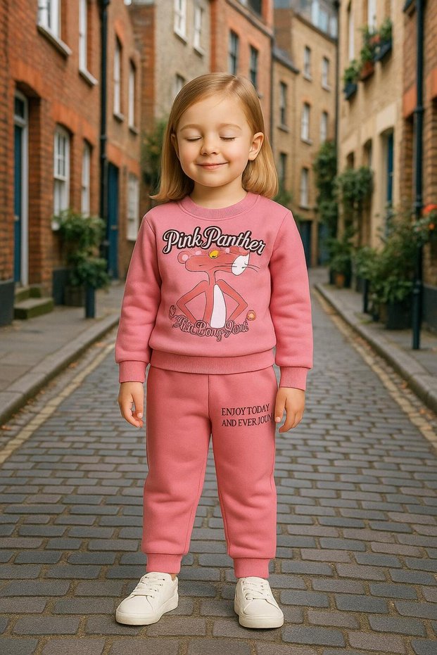 Winter 2 - 5 Years Girl's Shardon Cotton Bottom Top Set