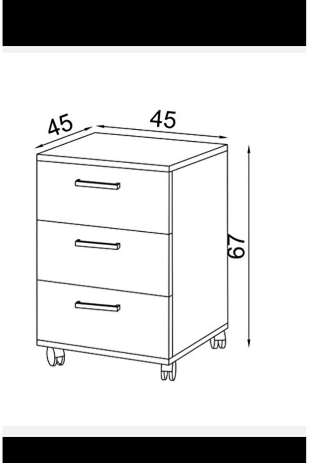 Keson 3 çekmeceli - 3